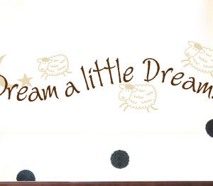 Dream a little dream Wall Decal