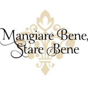 Mangiare Bene, Stare Bene Wall Decal