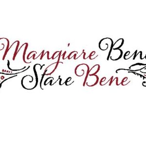 Mangiare Bene, Stare Bene Wall Decal