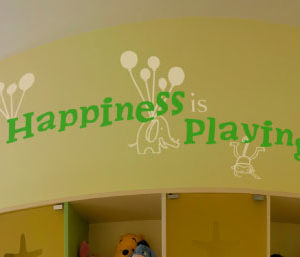 Happiness is Playing Wall Decal
