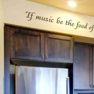 If music be the food of love, play on. Wall Decal