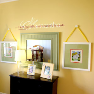 I am fearfully and wonderfully made. Psalm 139:14 Wall Decal