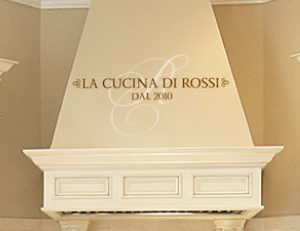 La Cucina Di Rossi Dal 2010 Wall Decal