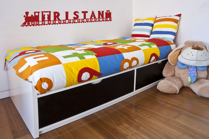 Name Train Custom - prev Wall Decal Tristan - Name Train Custom Wall Decal