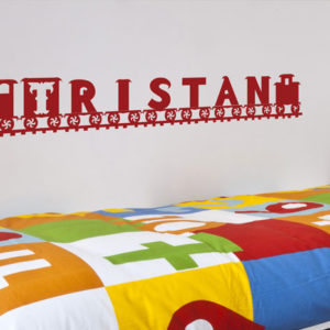 Tristan - Name Train Custom Wall Decal