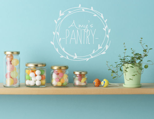 Amy's Pantry - Pantry Name Sign Wall Decal
