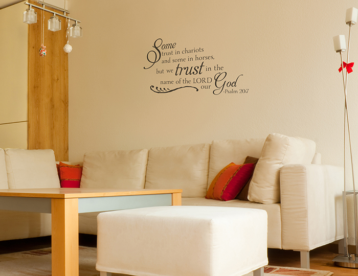 Some trust in chariots and some in horses 700px Wall Decal Some trust in chariots and some in horses Wall Decal