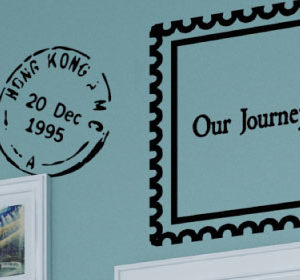 Our Journeys Hongkong - World cities travel Wall Decal