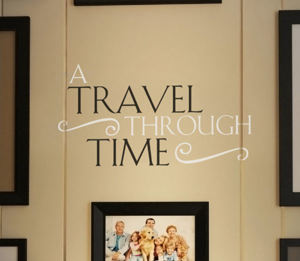A travel through time Wall Decal