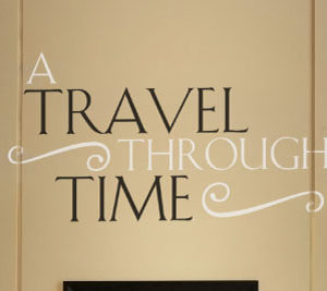 A travel through time Wall Decal