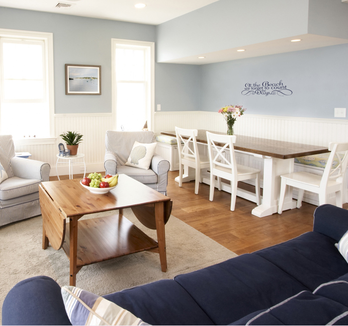 At the beach we forget to count the days. Wall Decal At the beach we forget to count the days. Wall Decal