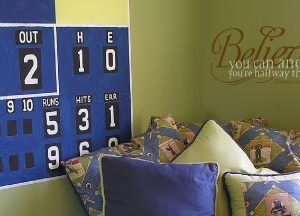 Believe you can and you're halfway there. - Theodore Roosevelt Wall Decal