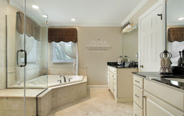 Be strong and courageous. Do not be afraid Wall Decal Be strong and courageous. Do not be afraid Wall Decal