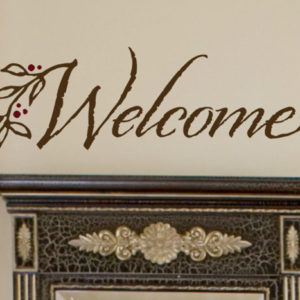 Welcome Wall Decal