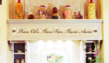 Buon Appetito prev Wall Decal Buon Appetito Buon Cibo, Buon Vino, Buoni Amici Wall Decal