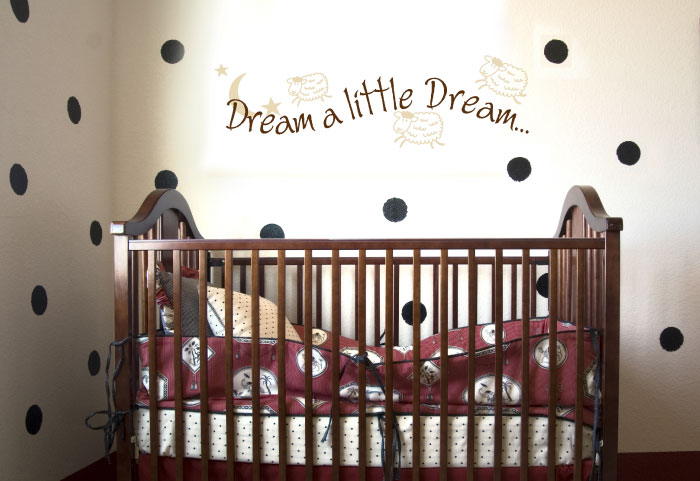 Dream a little dream prev Wall Decal Dream a little dream Wall Decal