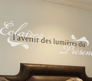 Éclairez Présent l'avenir des lumières du  Wall Decal