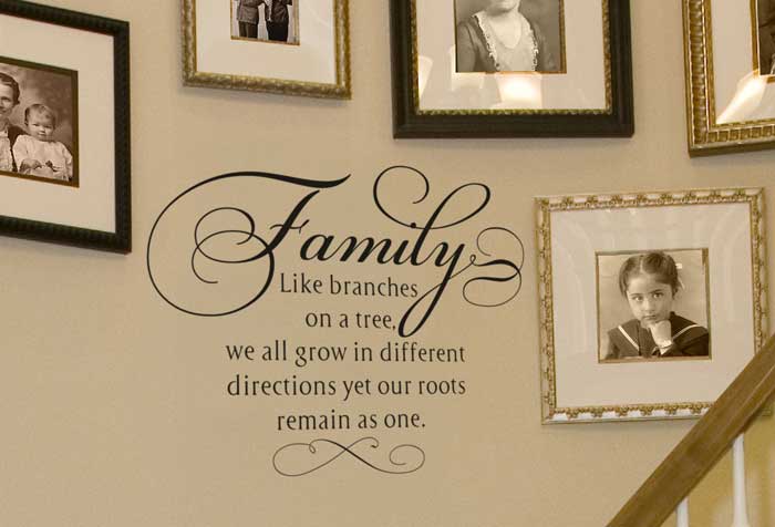 Family. Like branches on a tree Wall Decal Family. Like branches on a tree Wall Decal