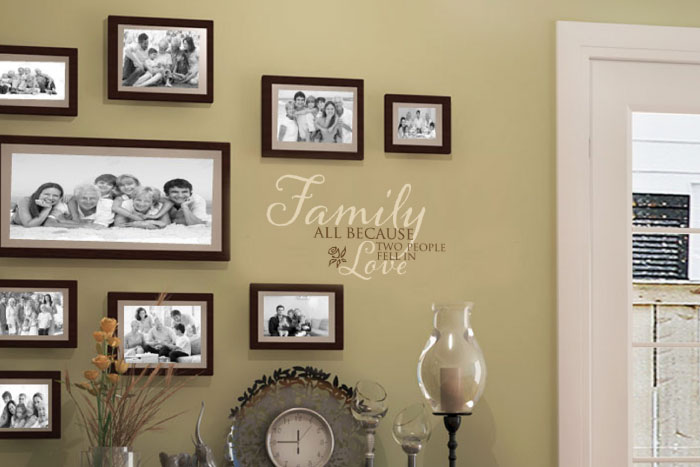 Family, all because two people fell in love prev Wall Decal Family, all because two people fell in love Wall Decal