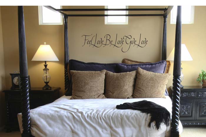 Feel love, be love, give love. tb Wall Decal Feel love, be love, give love. Wall Decal