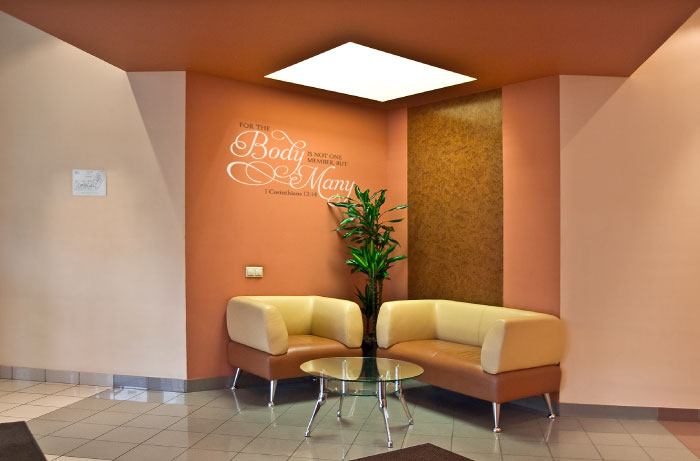 For the body is not one member, but many. Wall Decal For the body is not one member, but many. Wall Decal