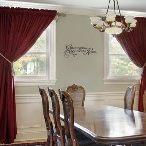 Gather together with thankful hearts. Wall Decal