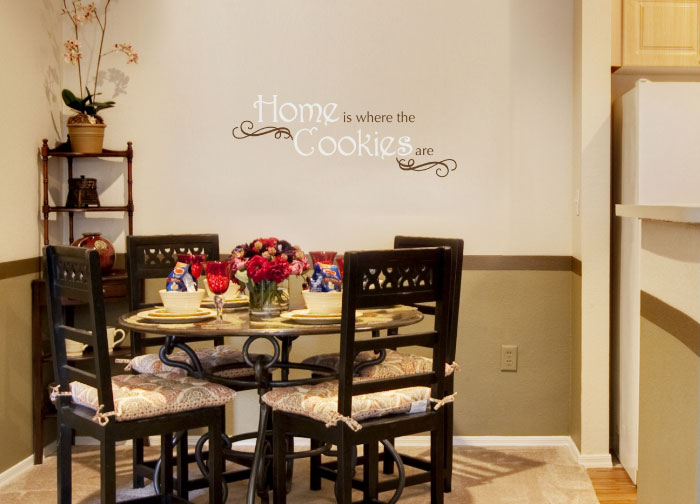 Home is where the cookies are Wall Decal Home is where the cookies are Wall Decal