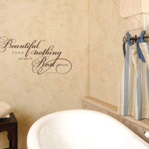 How beautiful it is to do nothing Wall Decal