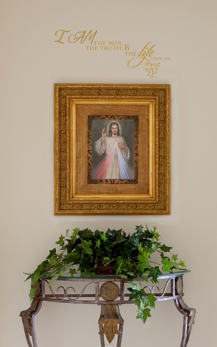 I am the way, the truth, and the life Wall Decal I am the way, the truth, and the life. Wall Decal