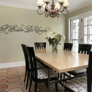 Il Gusto DiVivere Wall Decal