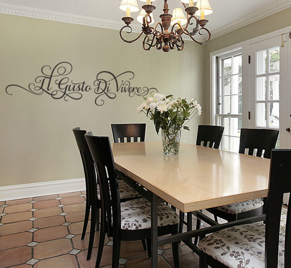 Il Gusto DiVivere Wall Decal