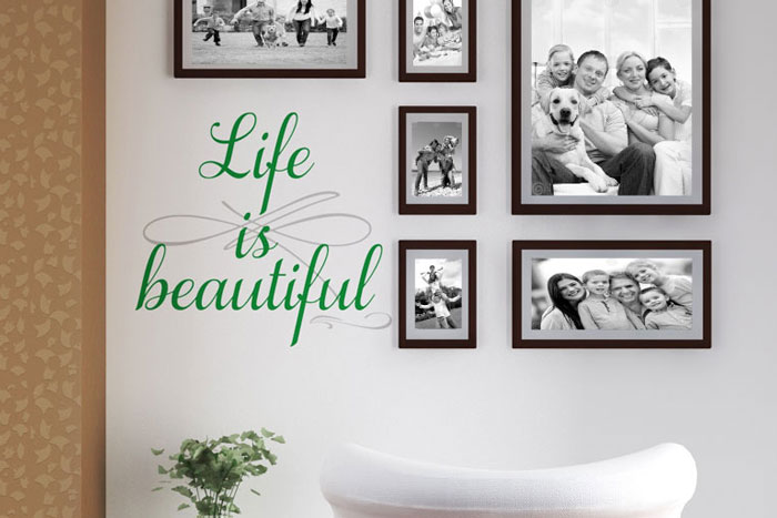 Life is Beautiful Wall Decal Life is Beautiful Wall Decal