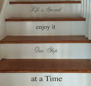 Life is Special Enjoy It One Step at a Time Wall Decal
