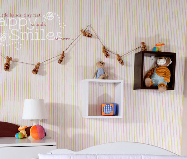 Little Hands, Tiny Feet, Happy Sounds, Smiles so sweet... Wall Decal