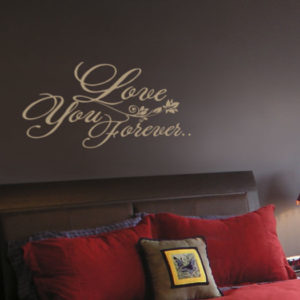 Love You Forever Wall Decal