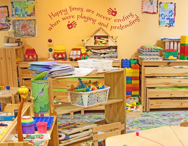 Happy times are never ending when we're playing and pretending! Wall Decal