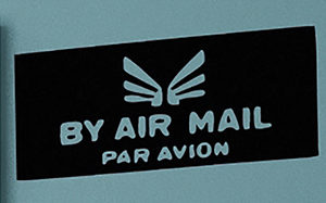 By Air Mail Par Avion Wall Decal