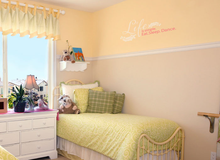 Life is Simple. Eat. Sleep. Dance. Wall Decal Life is Simple. Eat. Sleep. Dance. Wall Decal