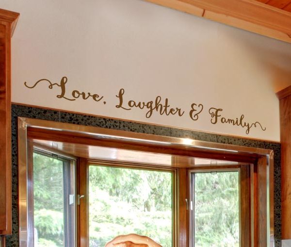 Love, Laughter and Family Wall Decal