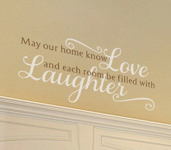 May Our Home Know Love Wall Decal