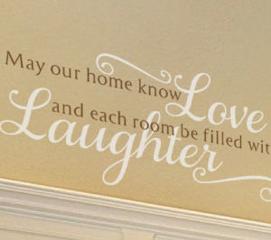 May Our Home Know Love Wall Decal