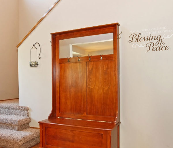 May All Who Visit and Live Here Know Only Blessing Wall Decal
