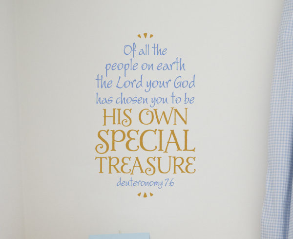 Of All the People on Earth Wall Decal