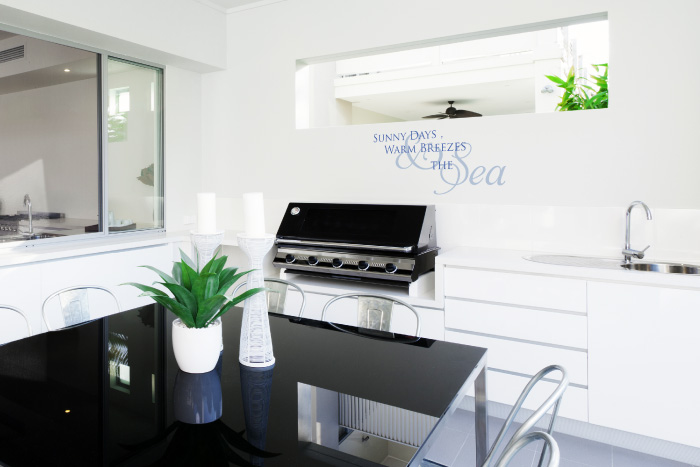 Sunny Days, Warm Breezes and the Sea Wall Decal Sunny Days, Warm Breezes and the Sea Wall Decal