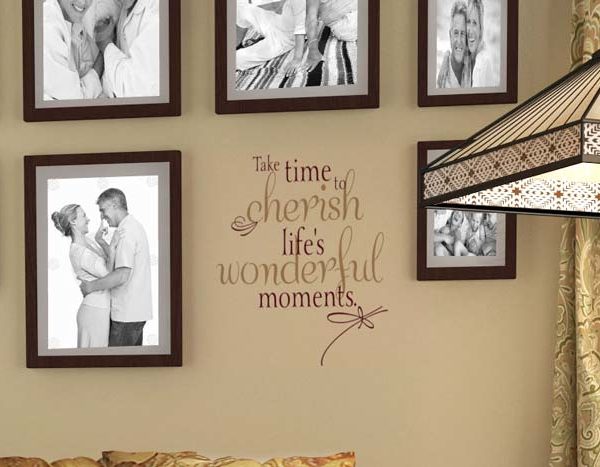 Take Time to Cherish Life's Wonderful Moments. Wall Decal