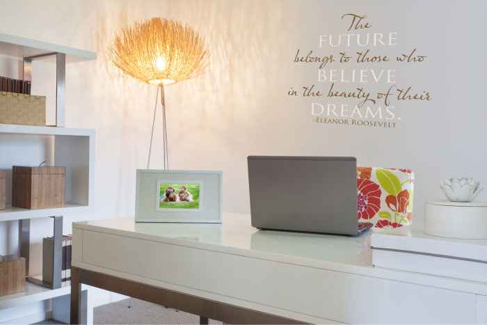The Future Belongs to Those Who Believe in the Beauty Wall Decal The Future Belongs to Those Who Believe in the Beauty Wall Decal