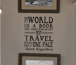 The World is a Book Wall Decal