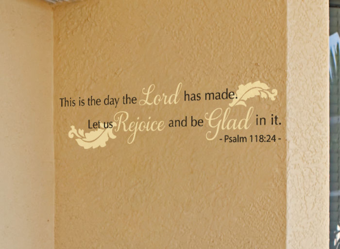 This is the Day the Lord has Made Wall Decal This is the Day the Lord has Made Wall Decal