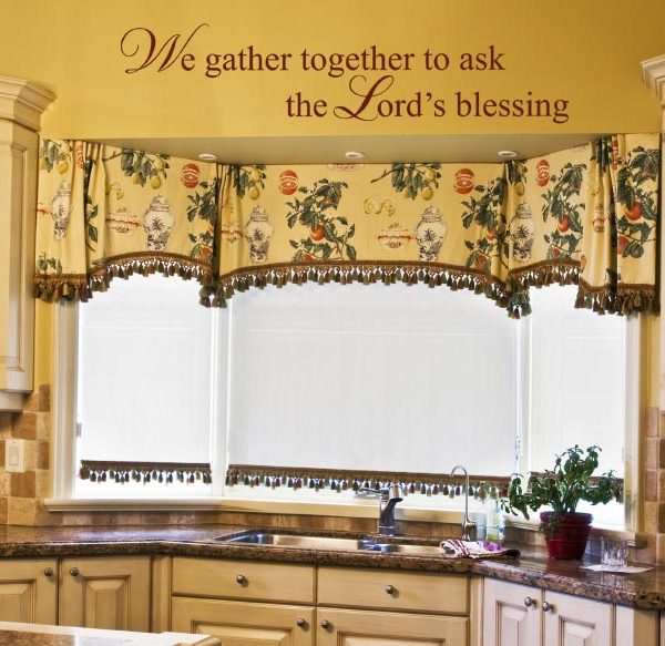 We Gather Together to Ask the Lord's Blessing Wall Decal