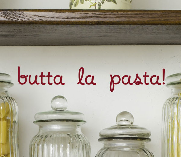 Butta La Pasta Wall Decal